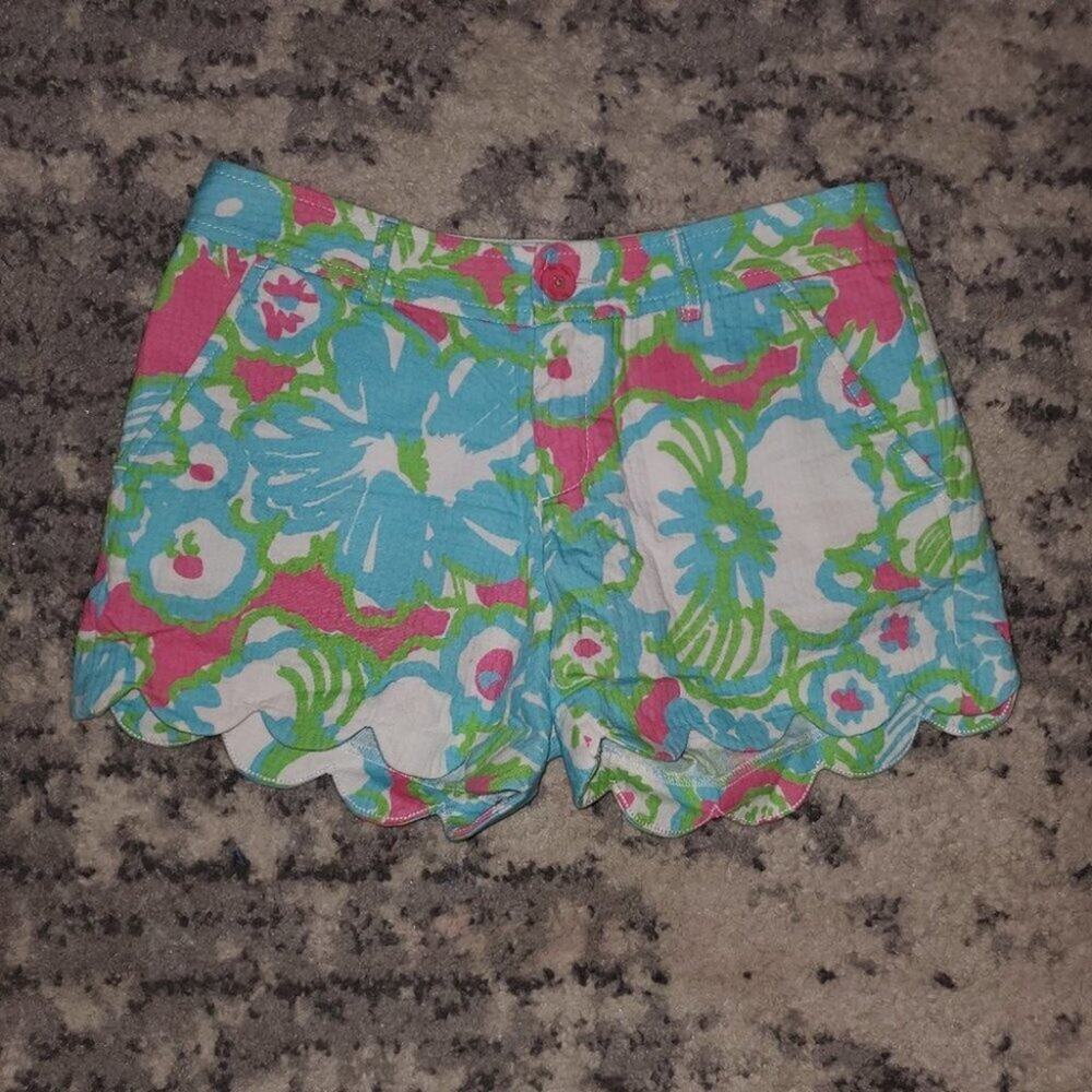 LILLY PULITZER 5" BUTTERCUP STRETCH SHORT sz 2 - Picture 8 of 9